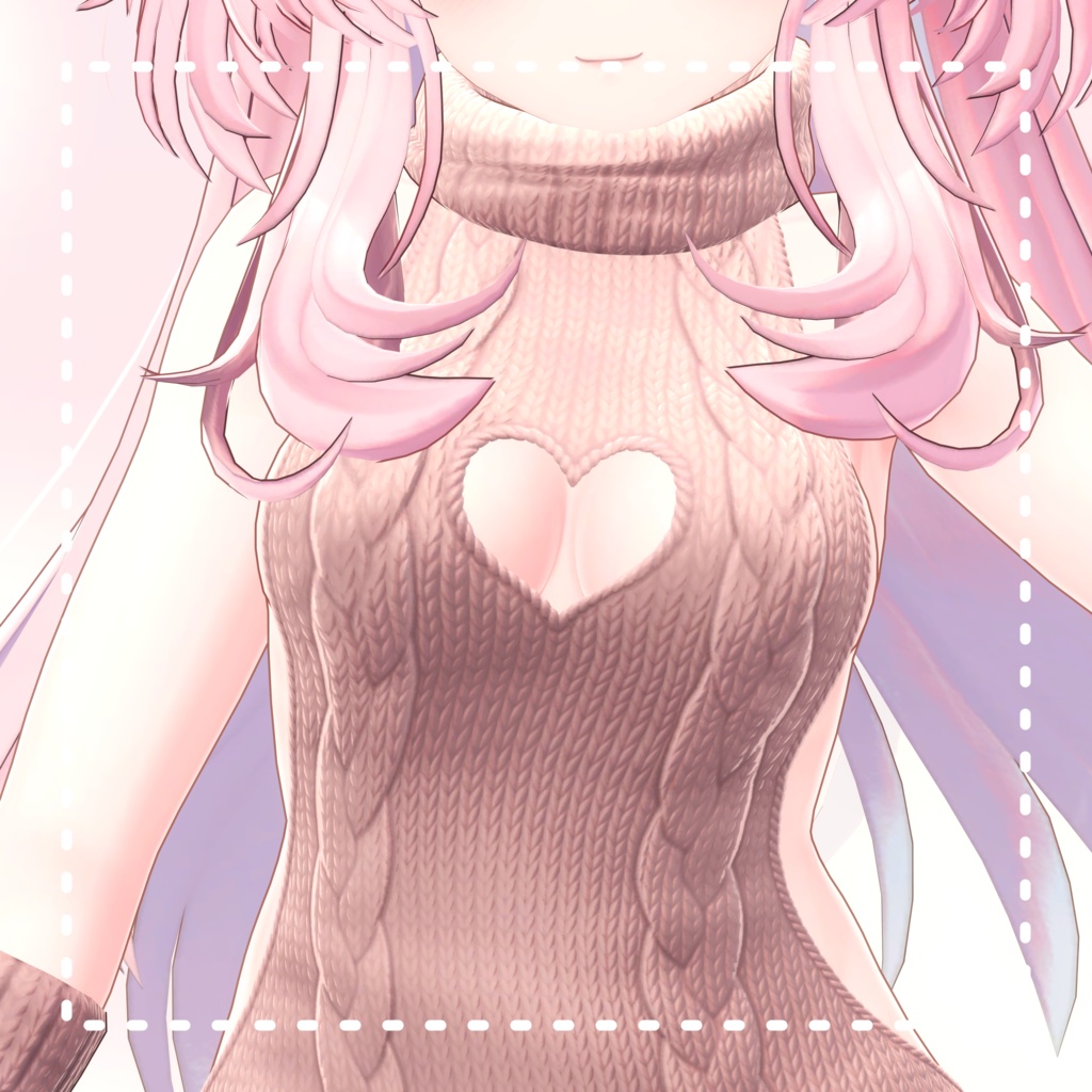 Selestia『セレスティア PB』例のセーター Open back sweater