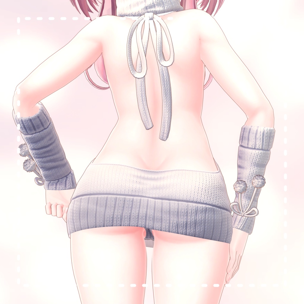 Selestia『セレスティア PB』例のセーター Open back sweater