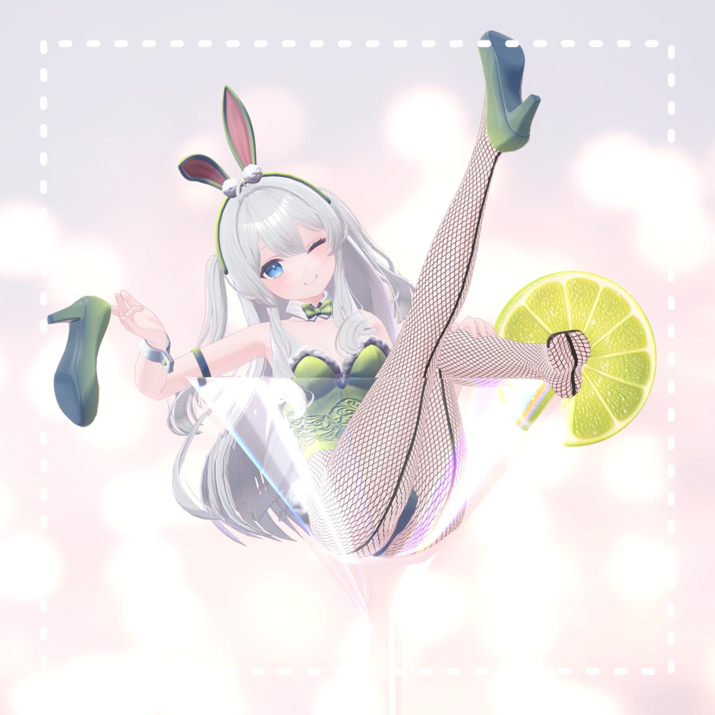 Lime『 ライム PB』バニースーツ Bunny Suit