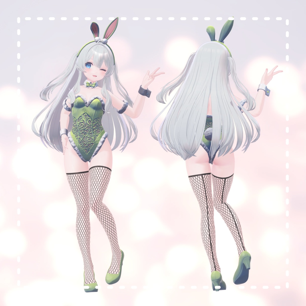 Lime『 ライム PB』バニースーツ Bunny Suit