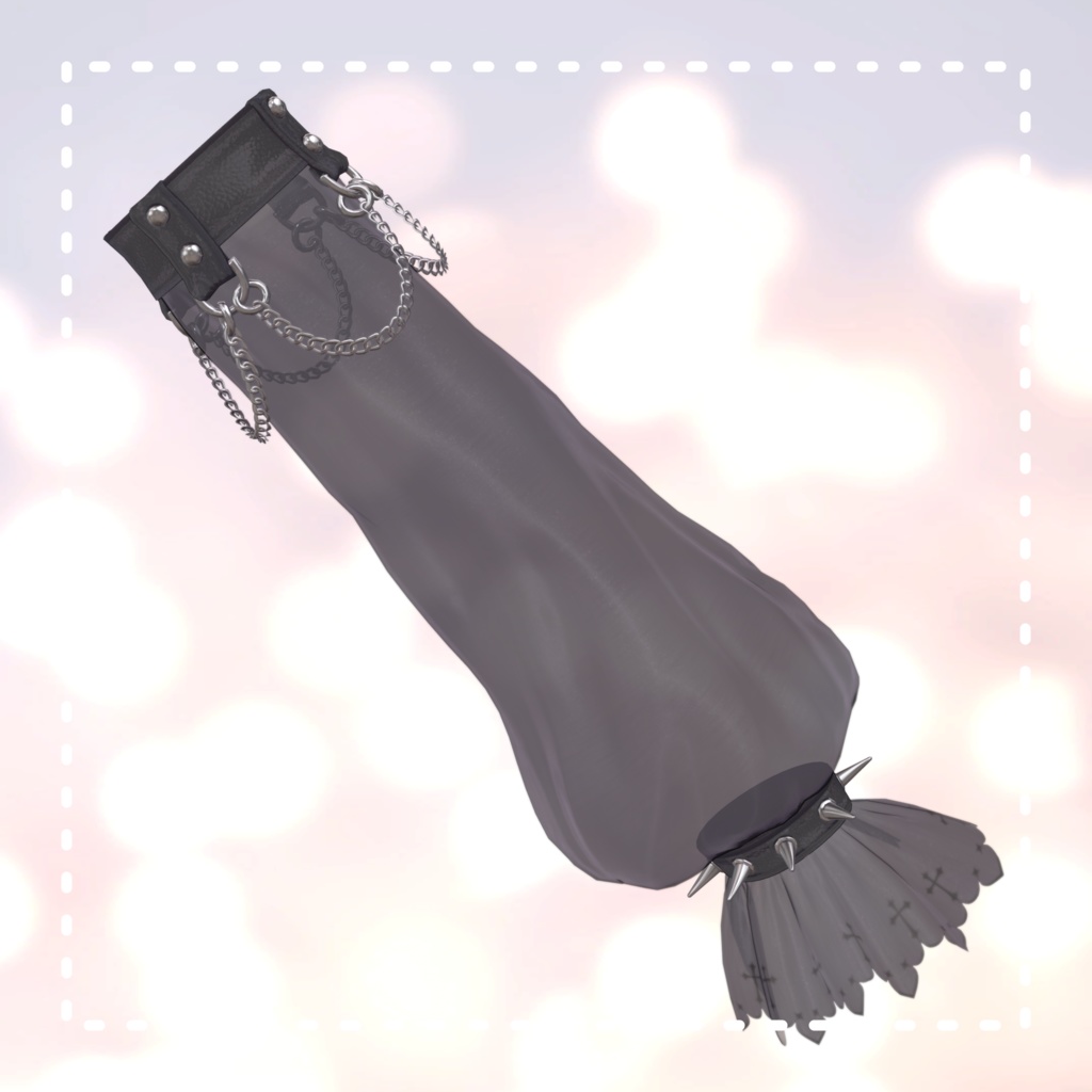 【1アバター対応】 Goth Set - ゴス服