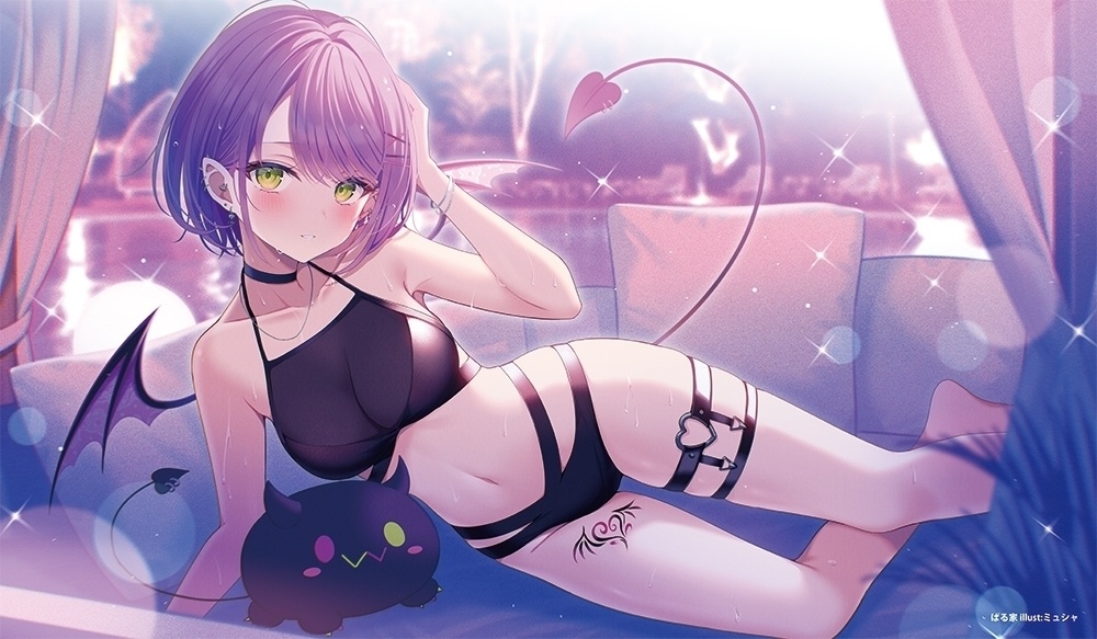 【プレイマット】水着トワ（illust:ミュシャ）