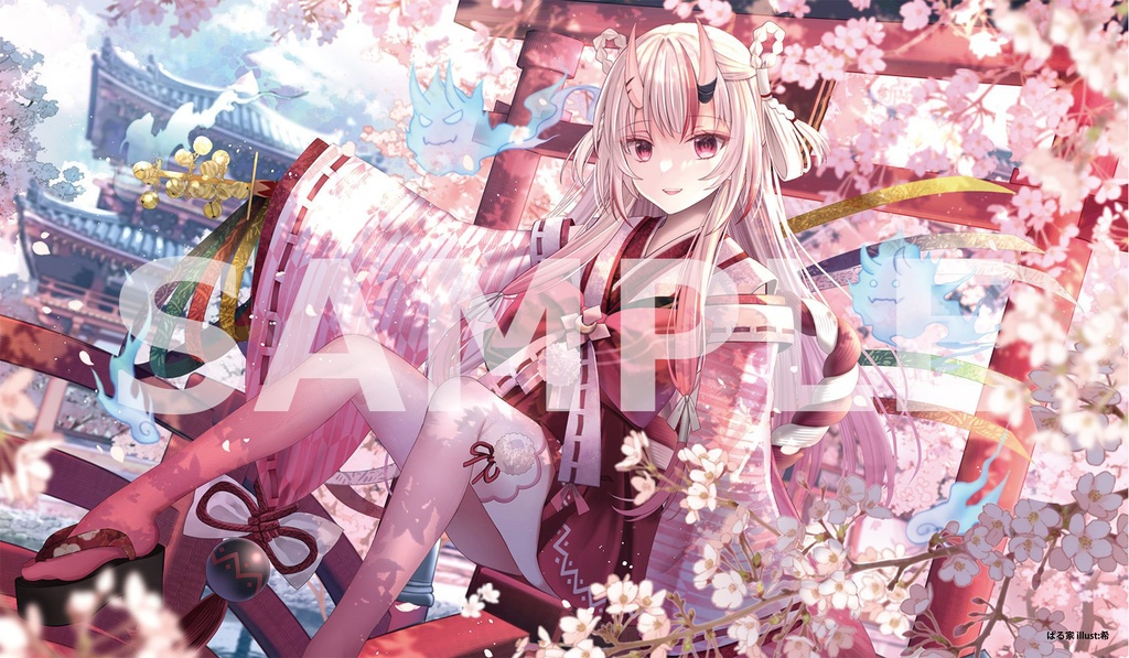 【プレイマット】C107 あやめ（illust:希様）