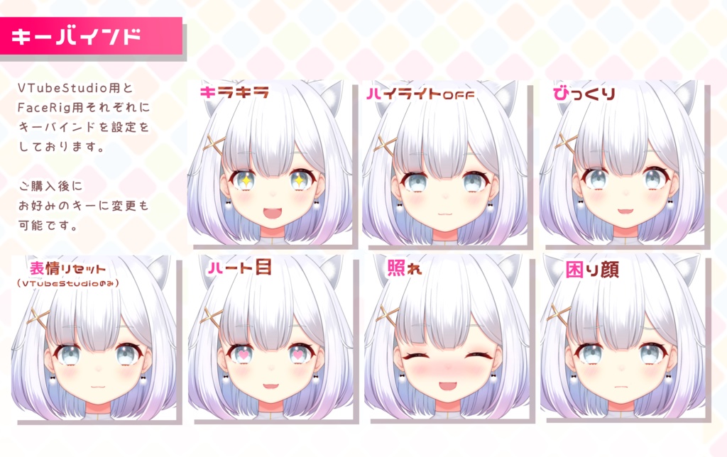 【Live2Dモデル】カスタムできる猫耳メイドちゃん2