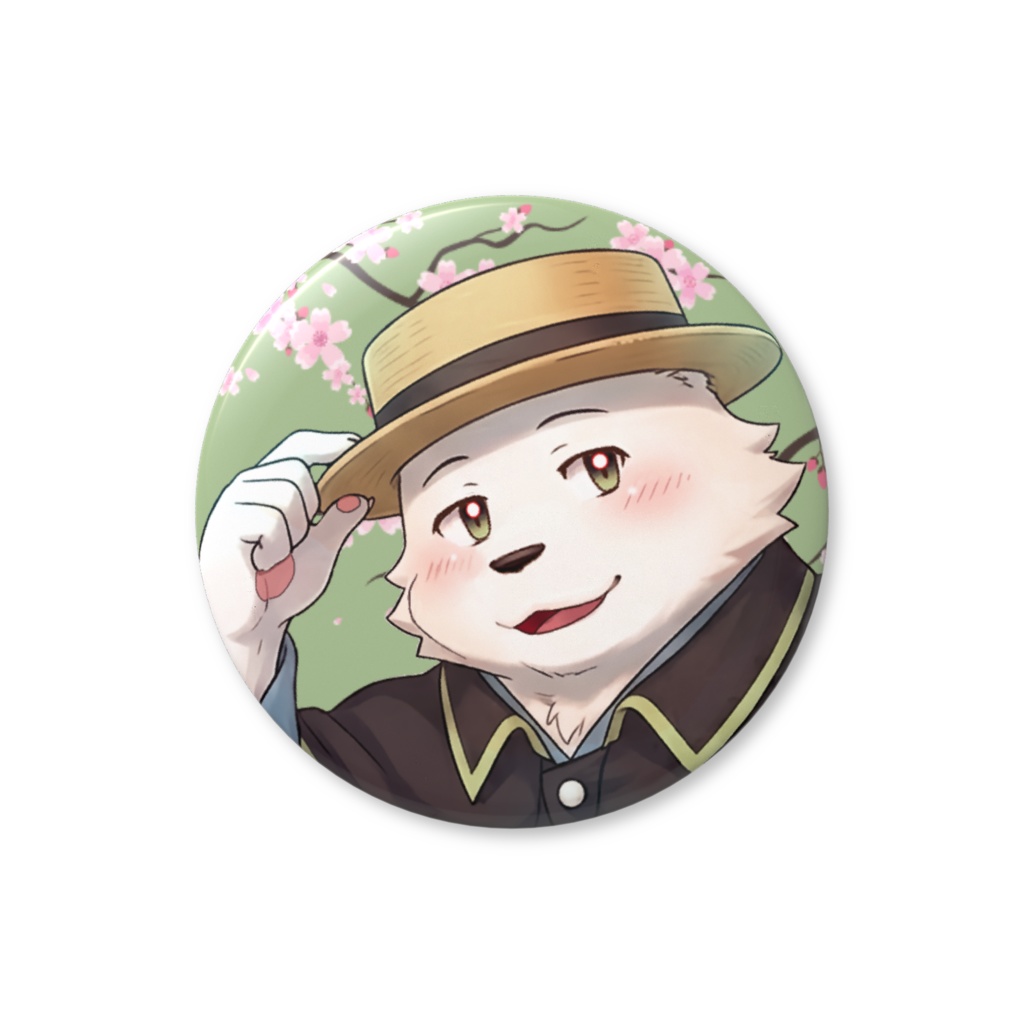 咲山ナギ 缶バッチ（main visual）