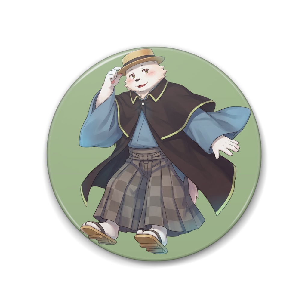 咲山ナギ BIG缶バッチ（main visual）