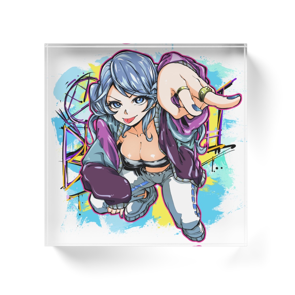 ストリートアイノ-アクリルブロック