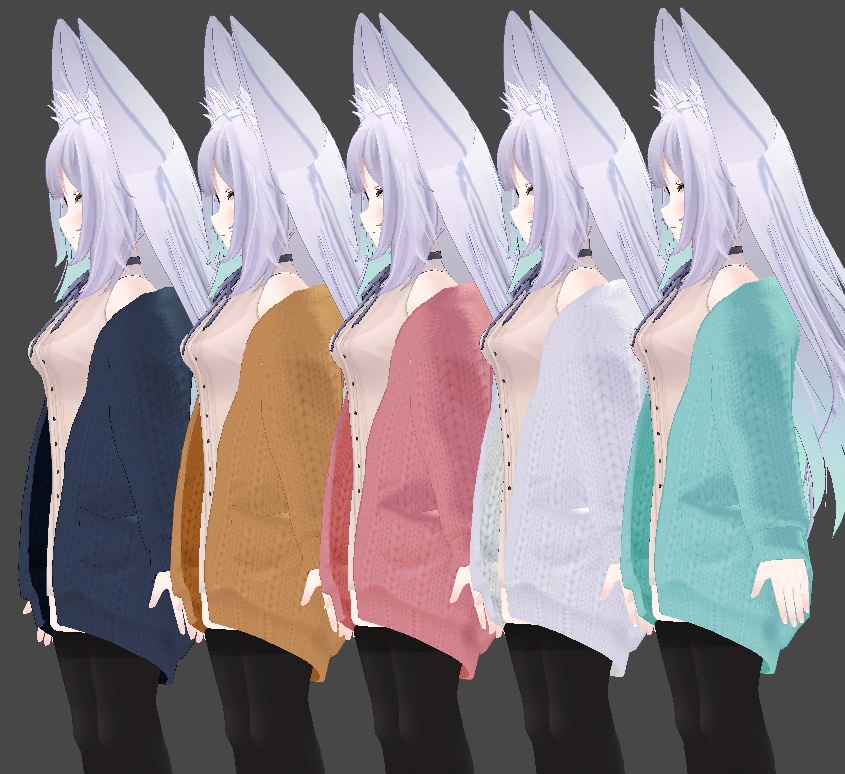 【PB対応】ダボダボカーディガン for Wolferia