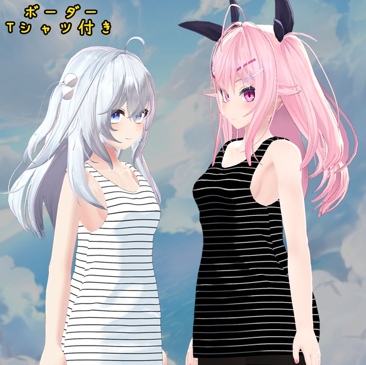 【6種アバター対応】デニムジャケット