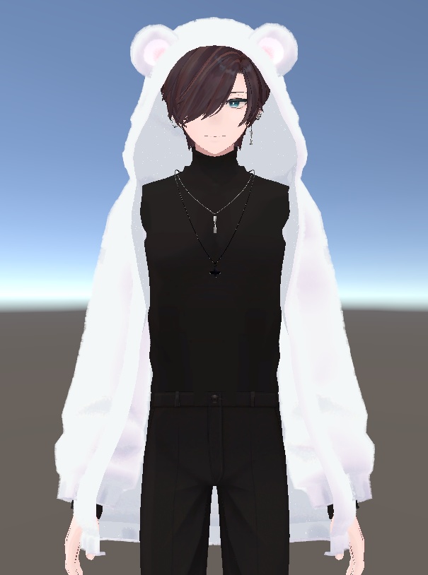 【PB, 複数アバター対応】もこもこベアー