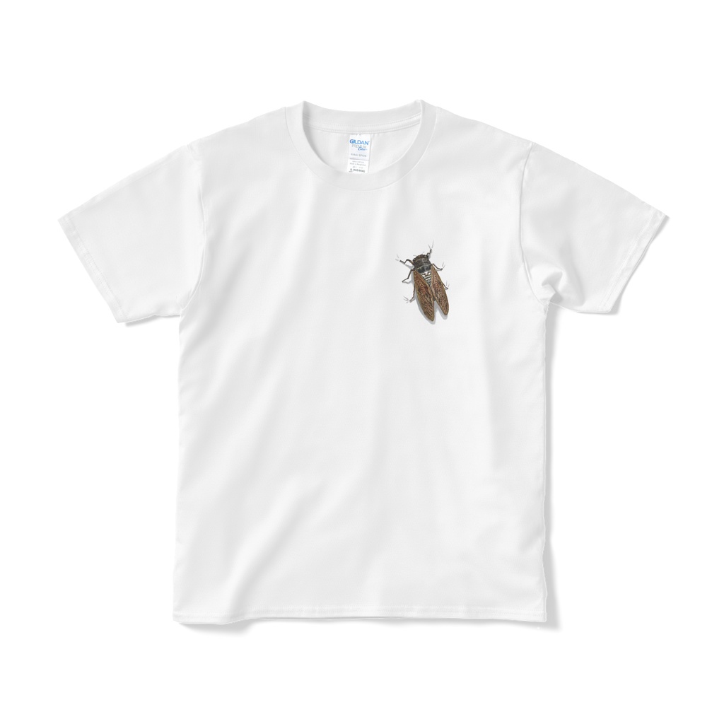 セミとまってるよTシャツ(短納期)