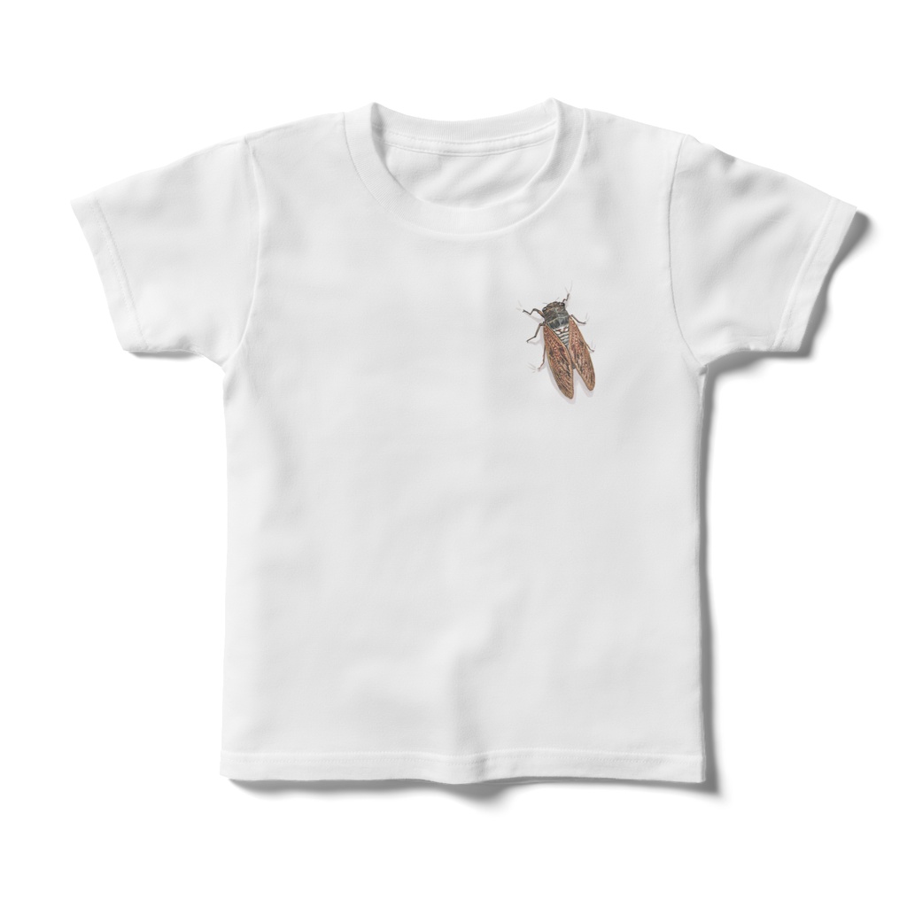 セミとまってるよTシャツ＿子供用120
