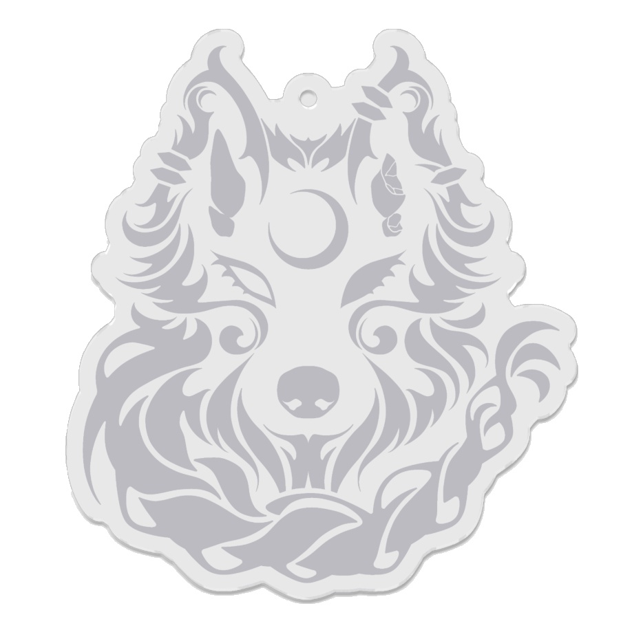 【常設】夜鳴鬼カゲリ シンボルマーク アクリルキーホルダー70 x 70 (mm)