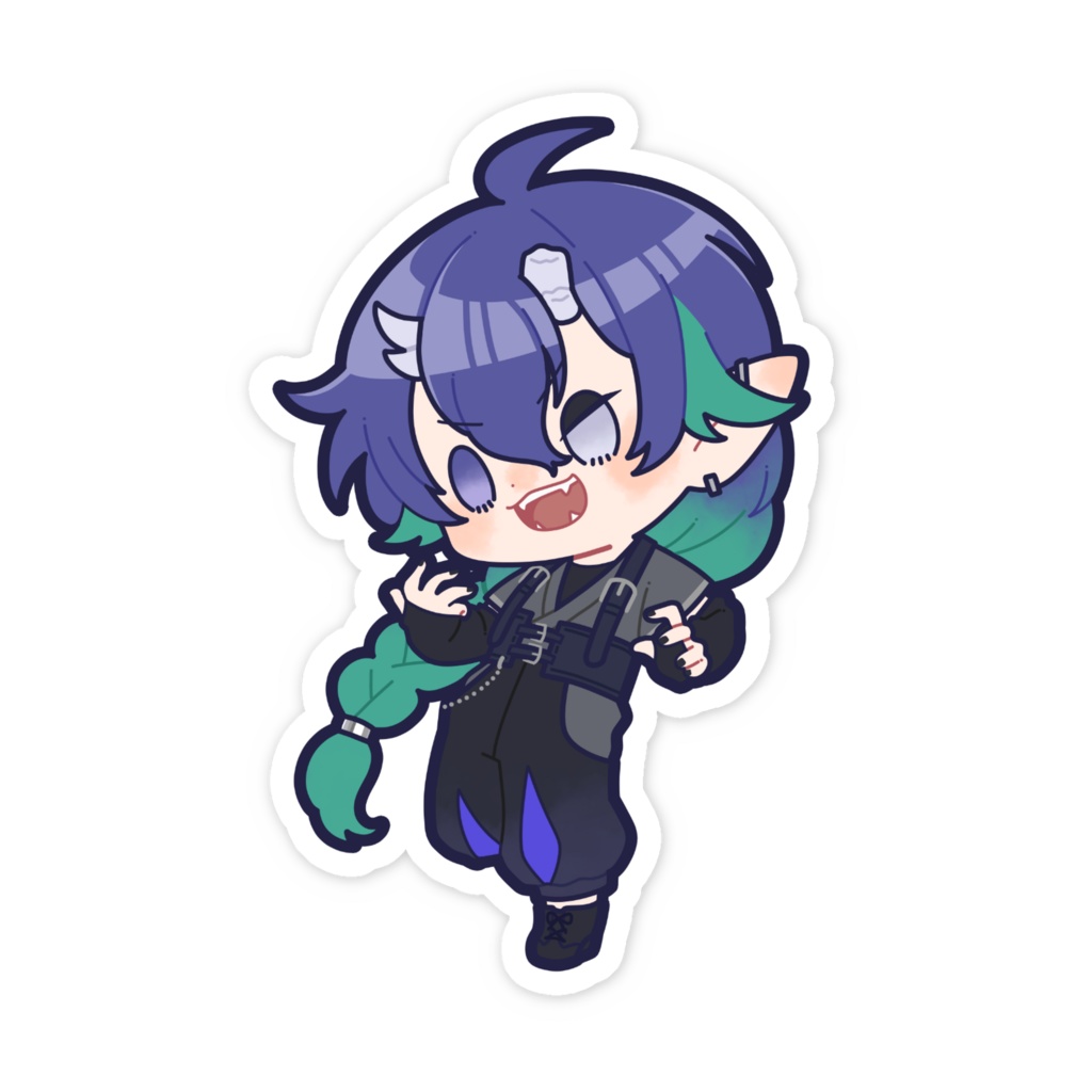 【常設】夜鳴鬼カゲリ スマホステッカー