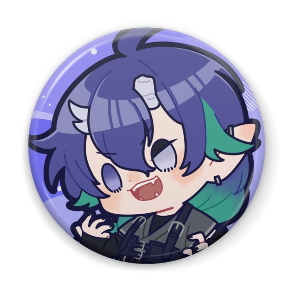 【常設】夜鳴鬼カゲリ SD缶バッジ2種