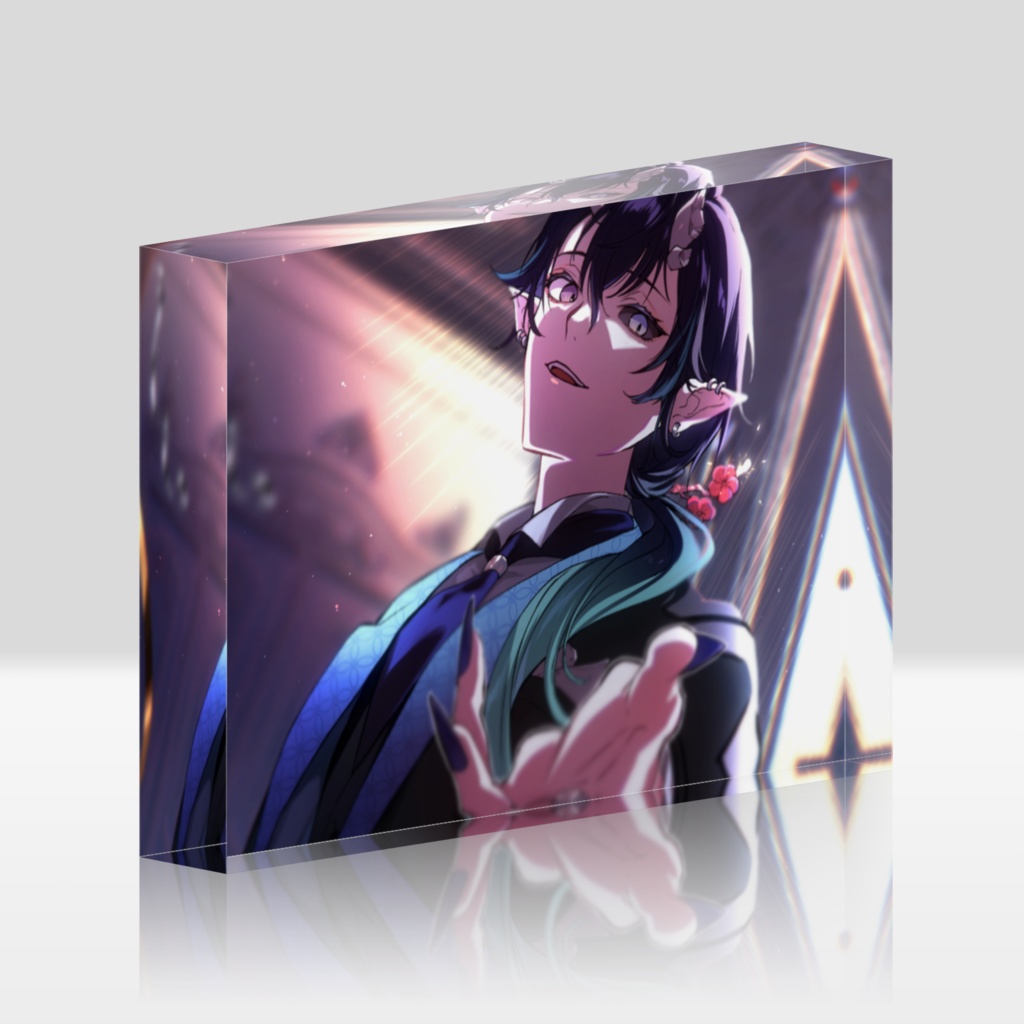 【期間限定】夜鳴鬼カゲリ 2周年記念アクリルブロック