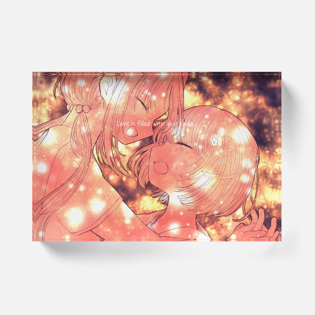 かこフェリアクリルブロック(クリア/ホワイト)