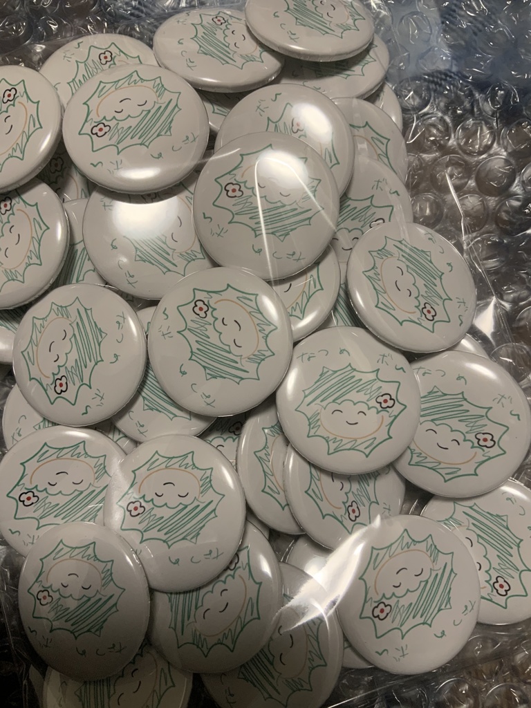 なつめボム缶バッチ