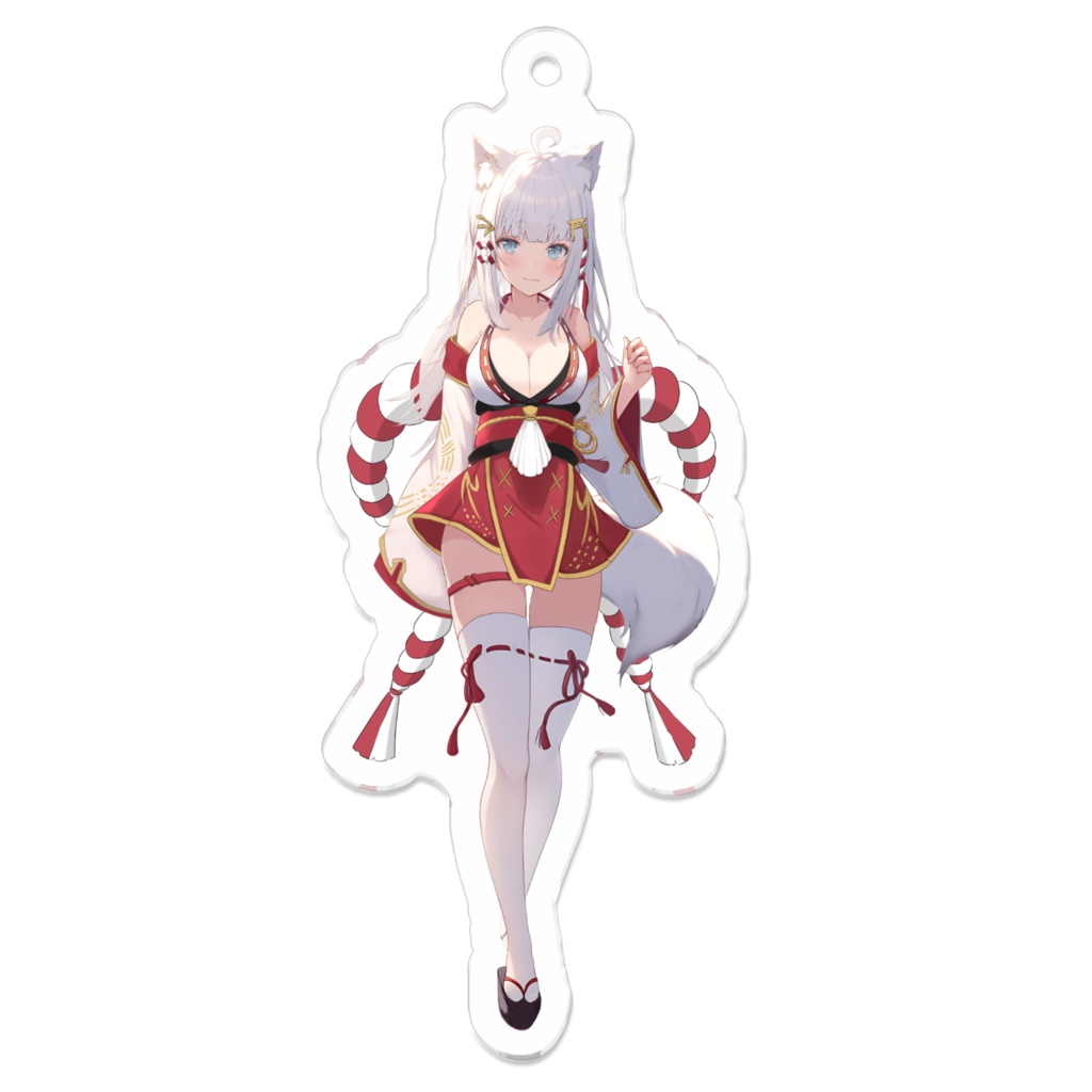 稲取神もちぎつね　アクリルキーホルダー