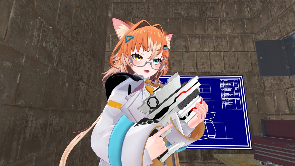 【VRChat向け】オリジナル銃器 Quantum blazer