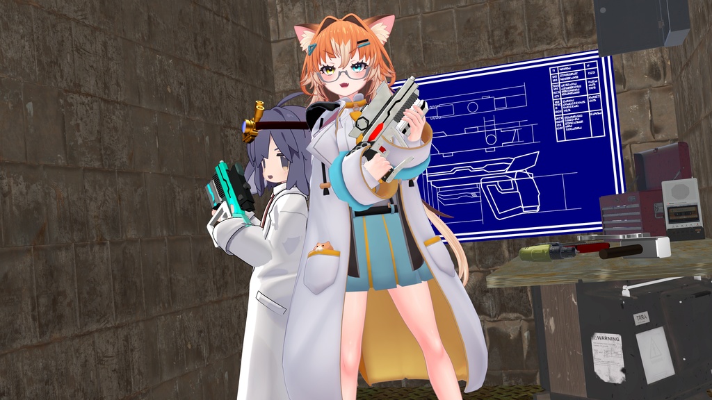 【VRChat向け】オリジナル銃器 Quantum blazer