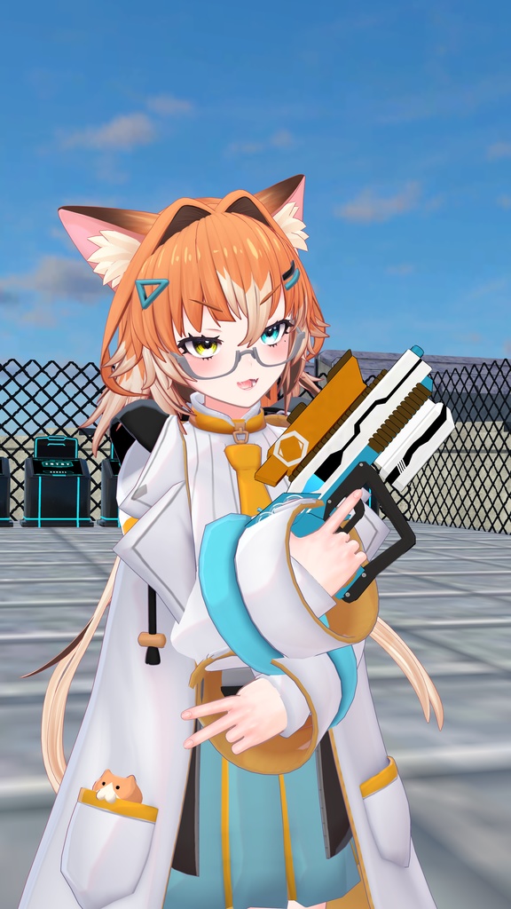 【VRChat向け】オリジナル銃器 Quantum blazer