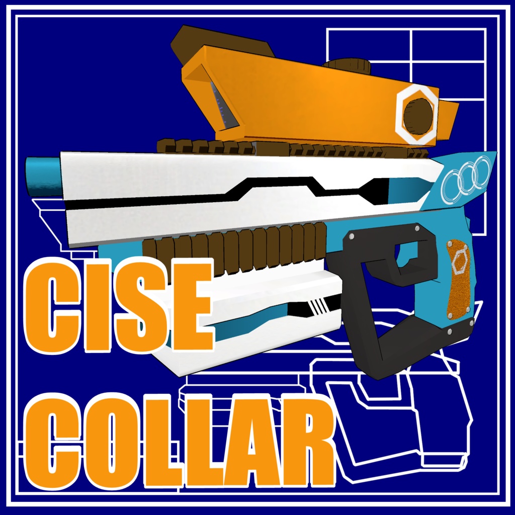 【VRChat向け】オリジナル銃器 Quantum blazer