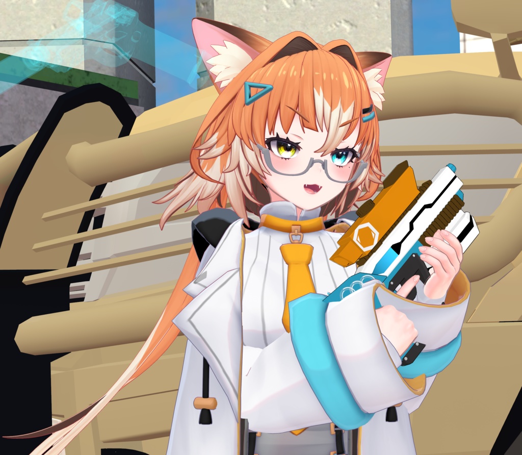 【VRChat向け】オリジナル銃器 Quantum blazer