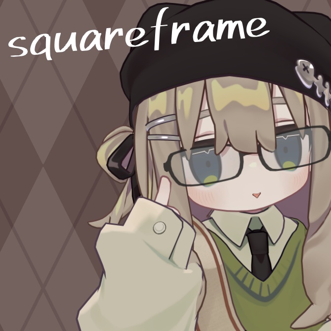 【VRChat想定】MA対応キプフェル対応メガネ6点セット👓