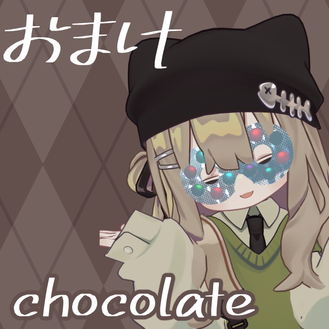 【VRChat想定】MA対応キプフェル対応メガネ6点セット👓