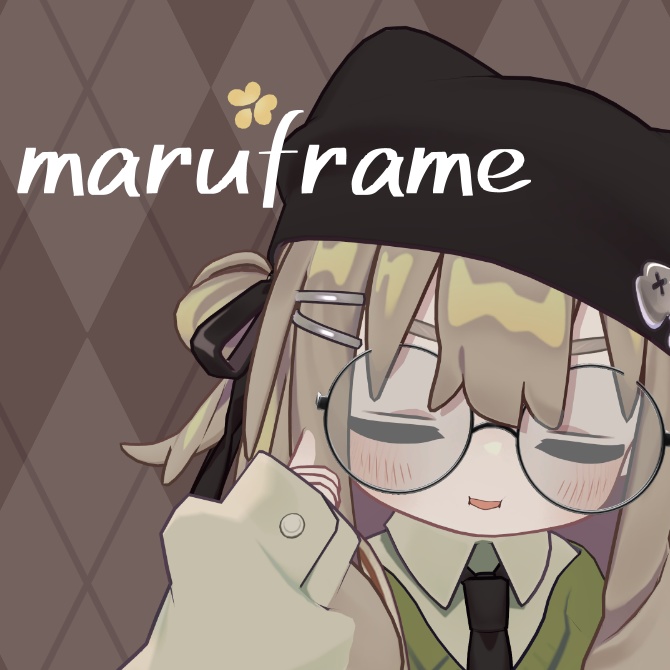 【VRChat想定】MA対応キプフェル対応メガネ6点セット👓