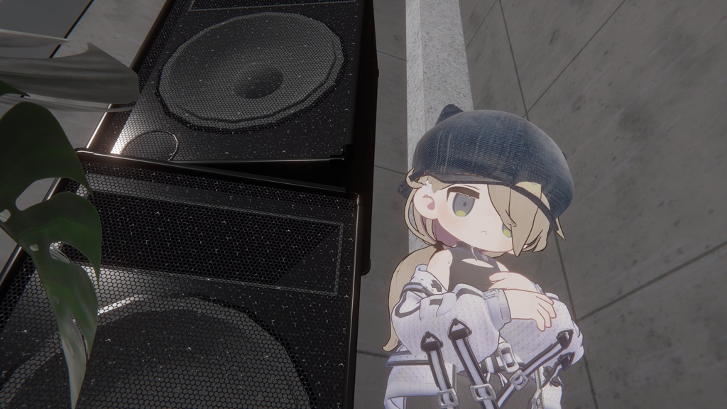 【VRChat想定】キプフェル対応 ピコ猫キャスケット