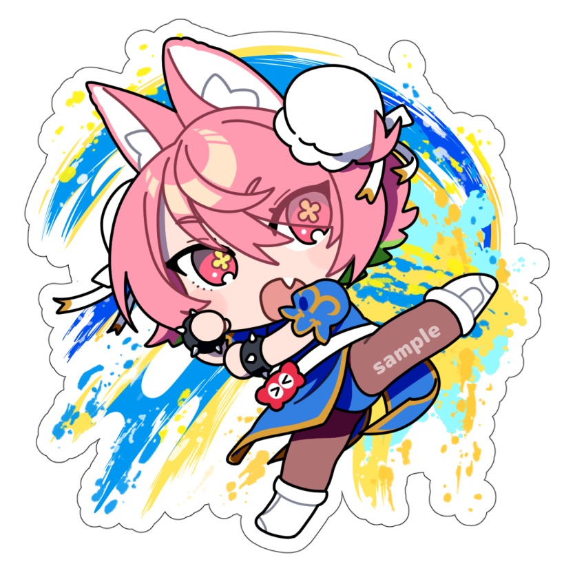 【非公式グッズ】にじさんじ 安土桃 ステッカー