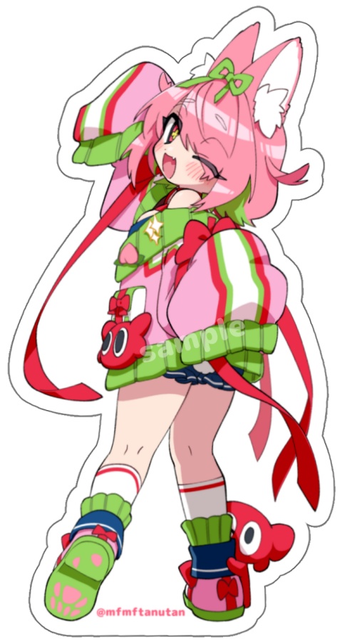 【非公式グッズ】にじさんじ 安土桃 ステッカー