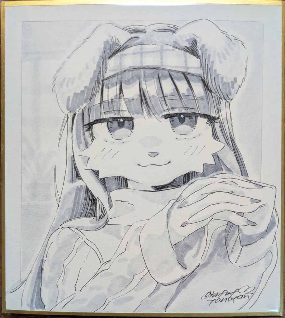 アナログ原画　色紙