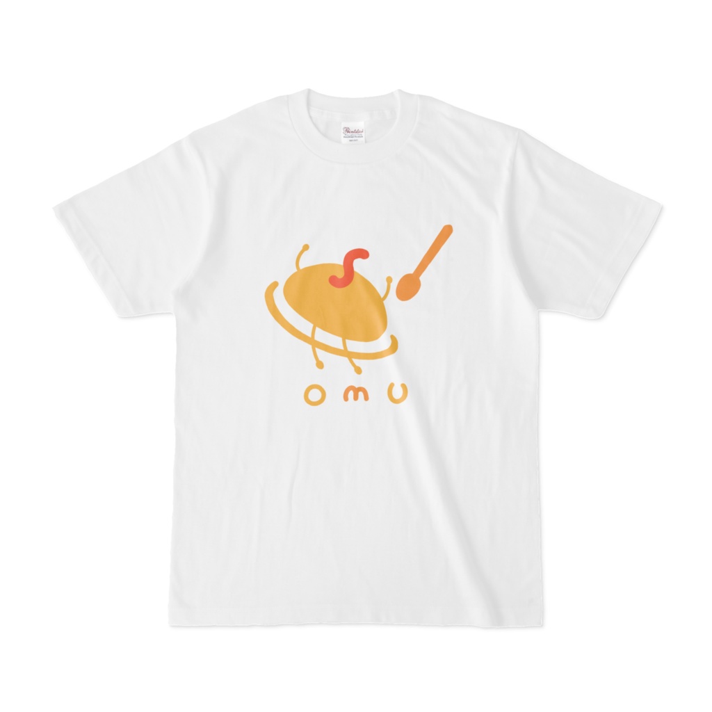踊るオムライスTシャツ(白)
