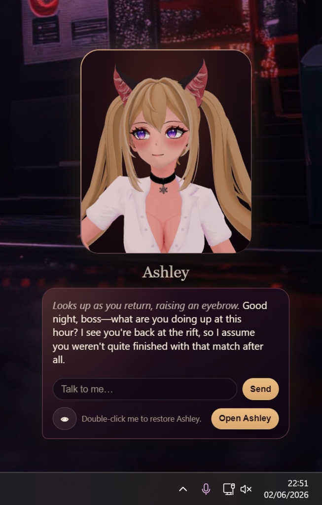 Ashley AI – Desktop Companion
