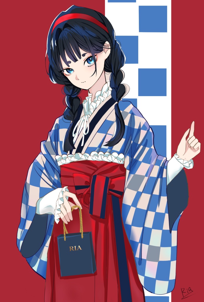 着物女子13　ポストカード