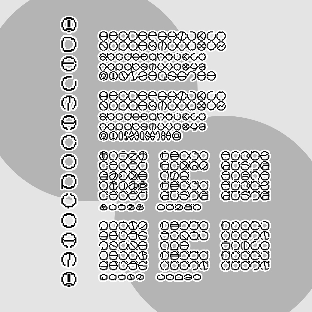 フリーフォント「デルタコピーキャット」(無料・商用化)【不定期配布】
