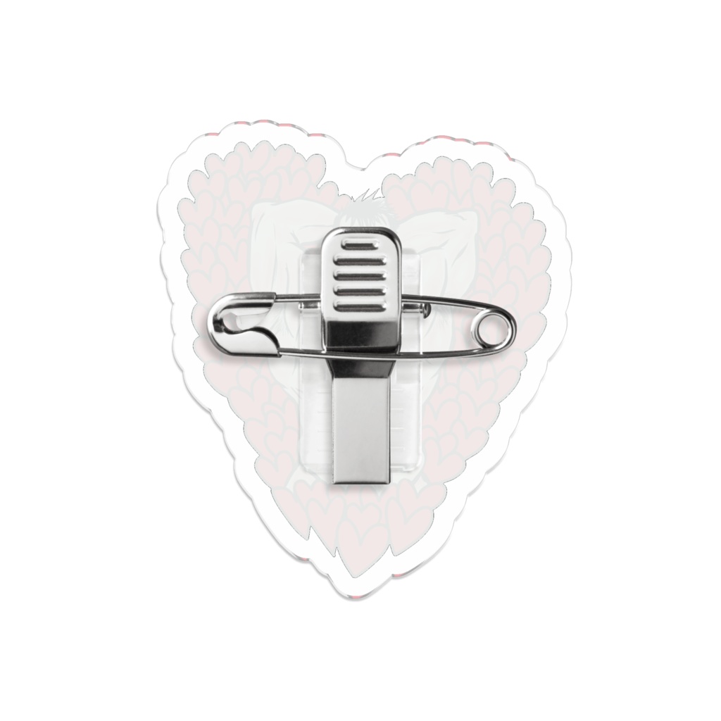 溢れるバレンタイン アクリルバッジ