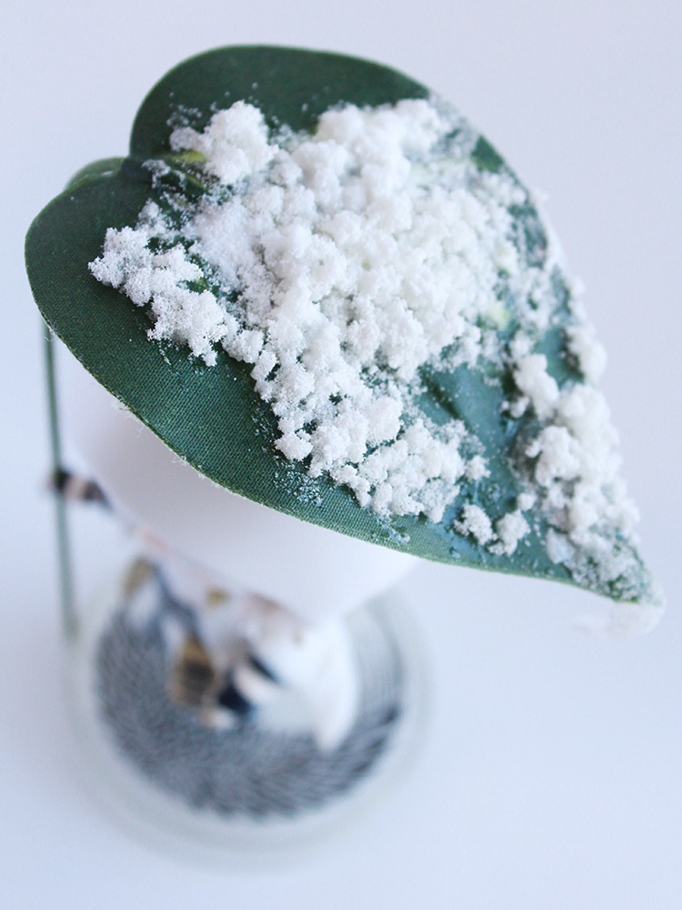 葉っぱの傘 雪Ver(オビツ11&ねんどろいど用)