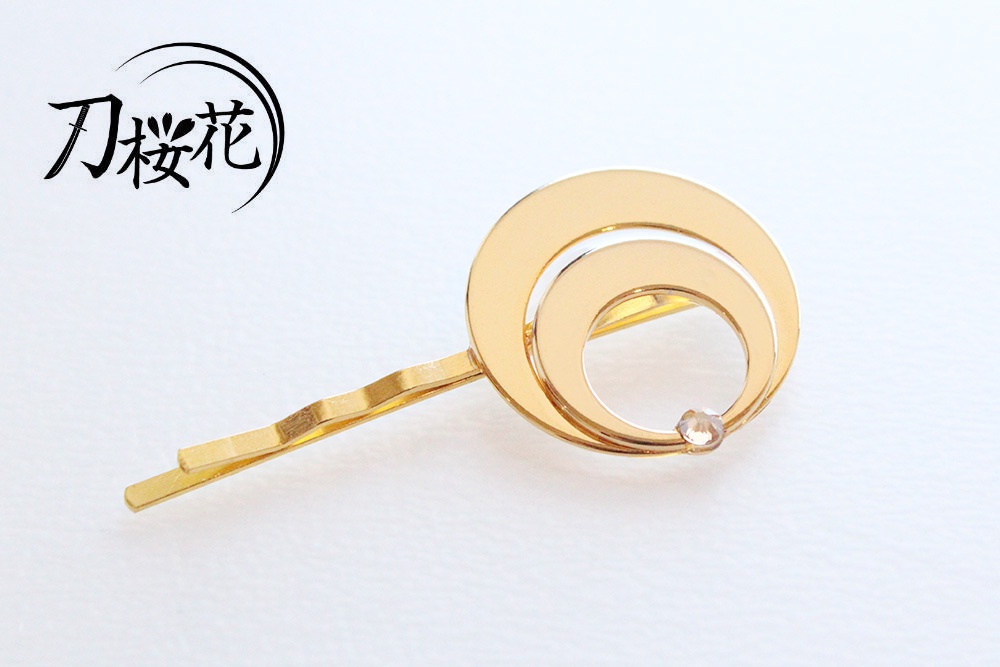 【受注生産】刀剣乱舞 三日月宗近イメージヘアピン