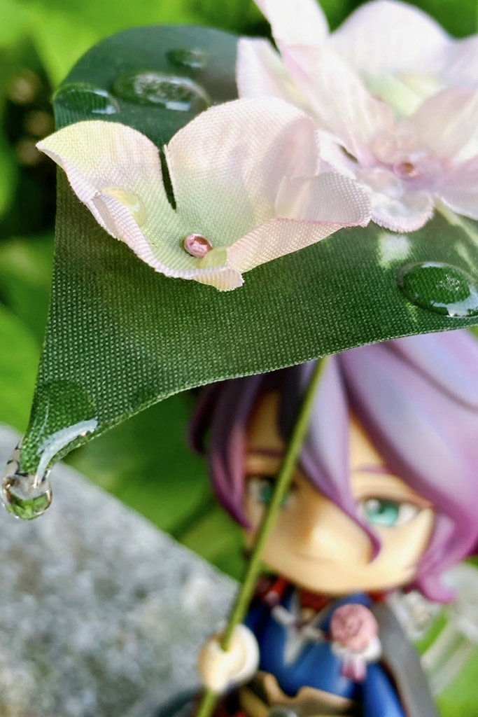 紫陽花の雨傘(オビツ11&ねんどろいど用)