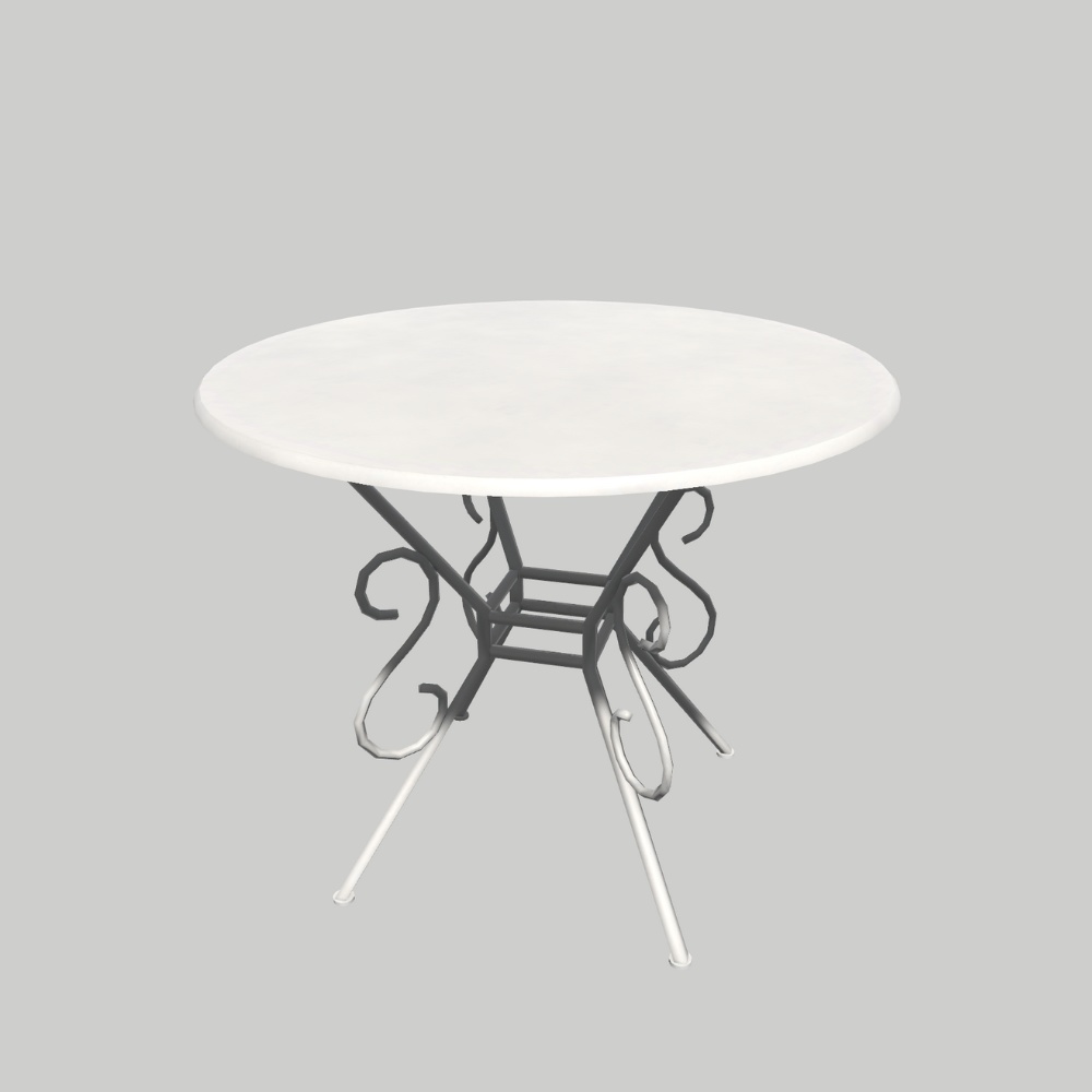 【無料お試し有 3Dモデル】ガーデンテーブルセット - GardenTableSet -【Free Trial】