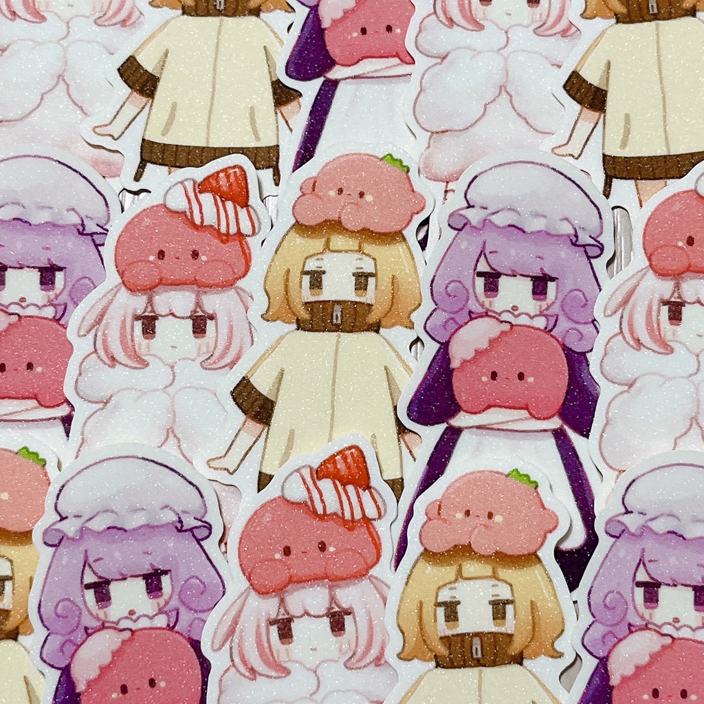 デザートちゃんステッカー