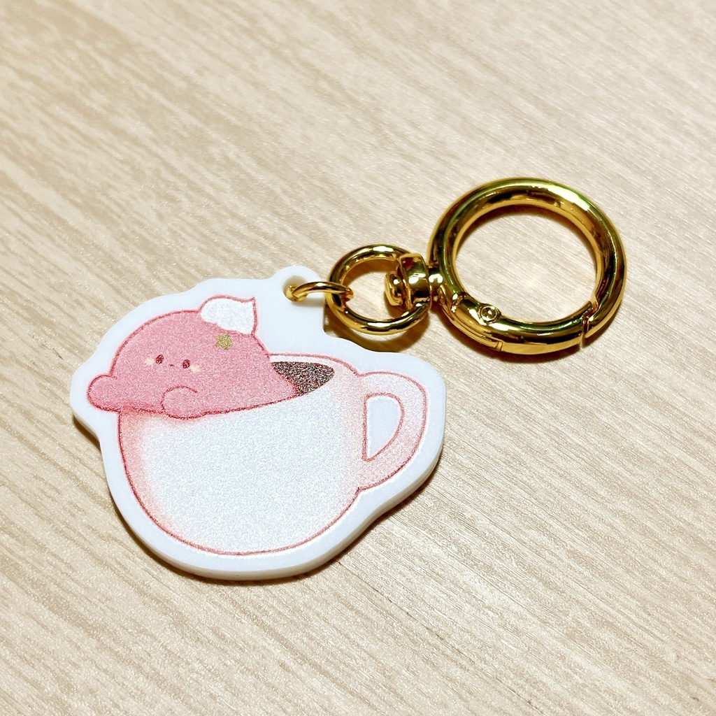 トマトちゃんコーヒー☕️ キーホルダー