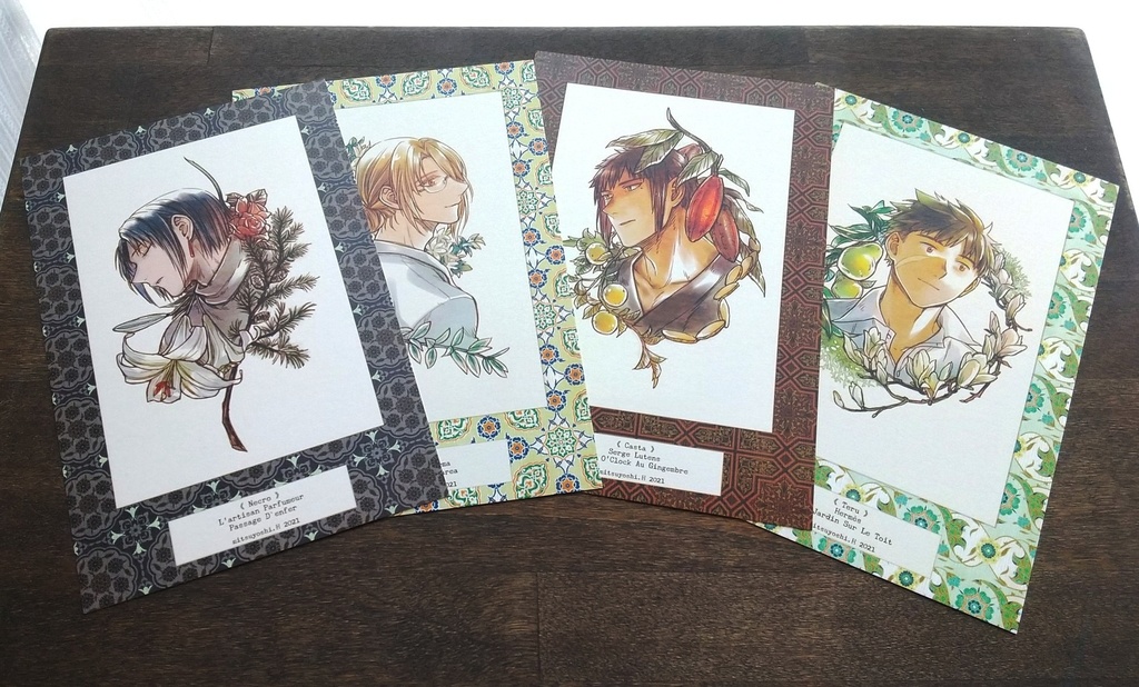 【※数量限定】イメージ香水ポストカードセット(ムエット付き)