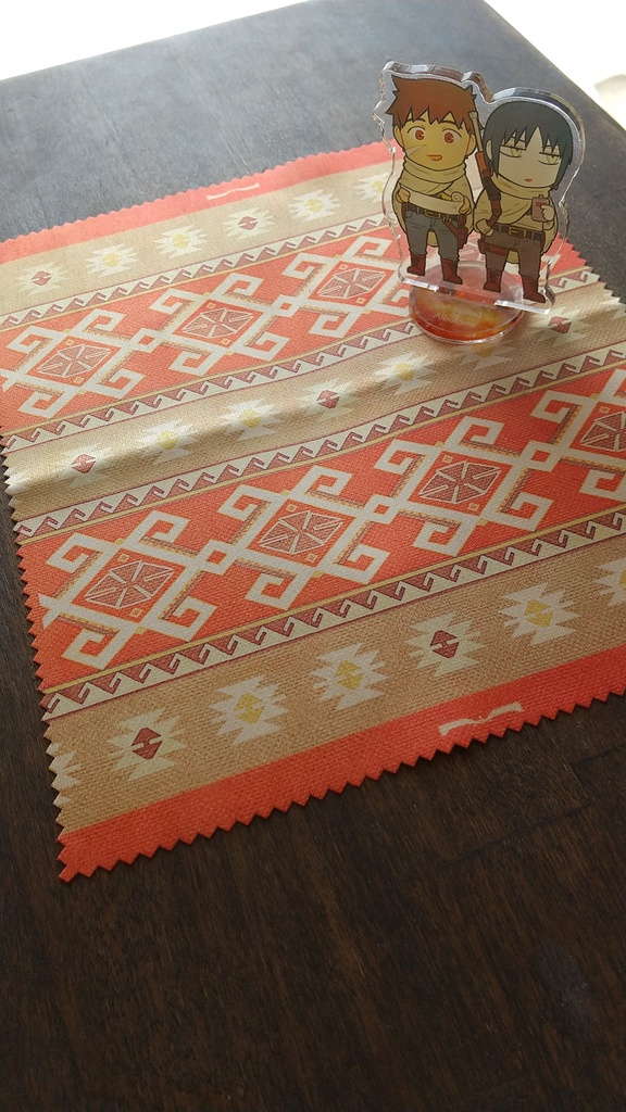 キリムラグ風メガネ拭き