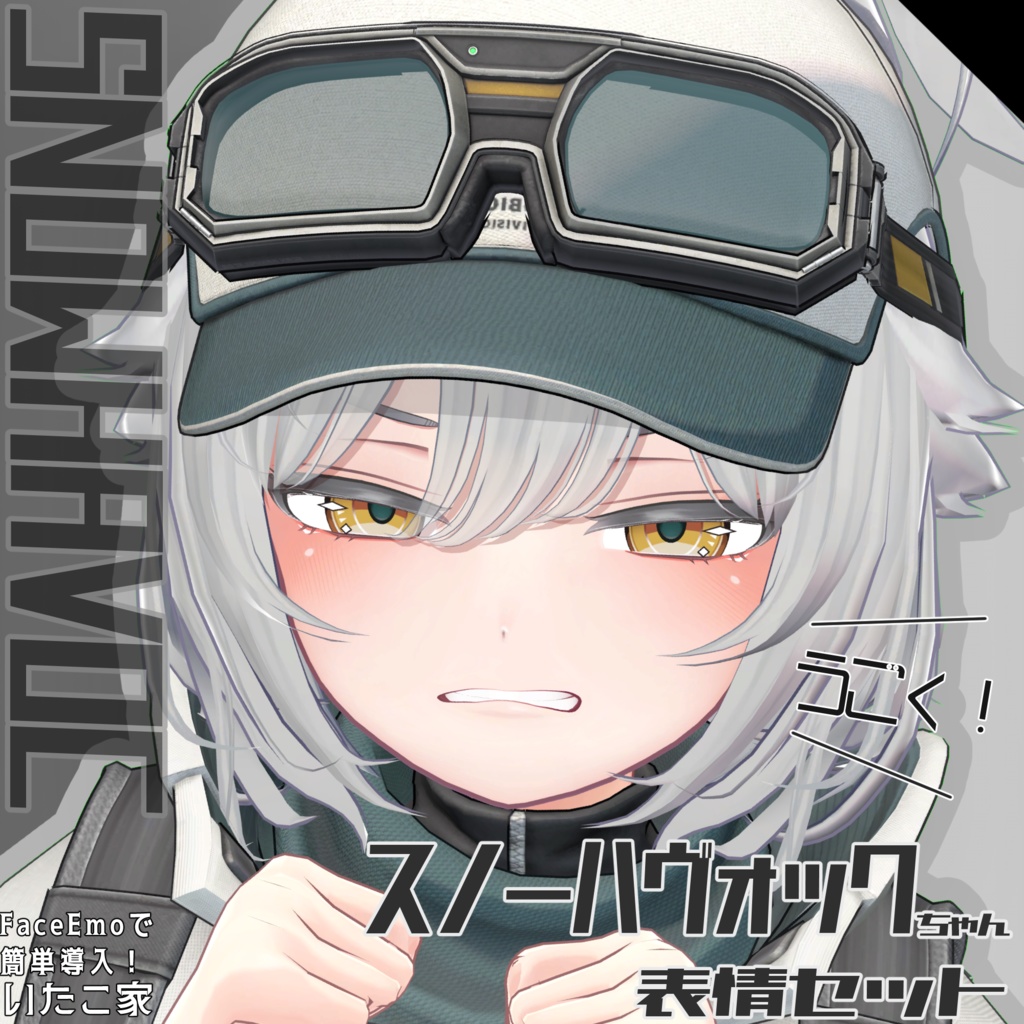 【スノーハヴォック/SNOWHAVOC専用】動く!スノーハヴォックちゃん表情セット