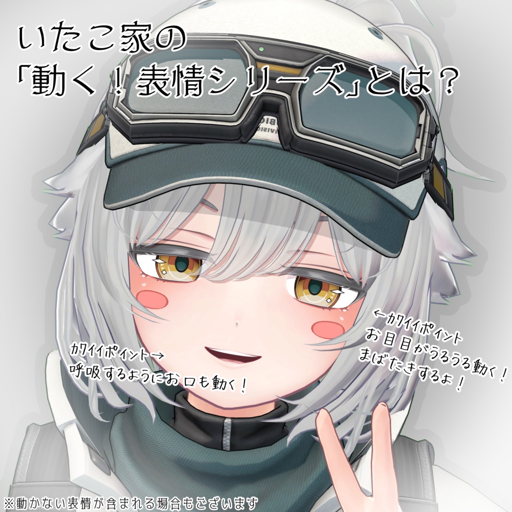 【スノーハヴォック/SNOWHAVOC専用】動く!スノーハヴォックちゃん表情セット